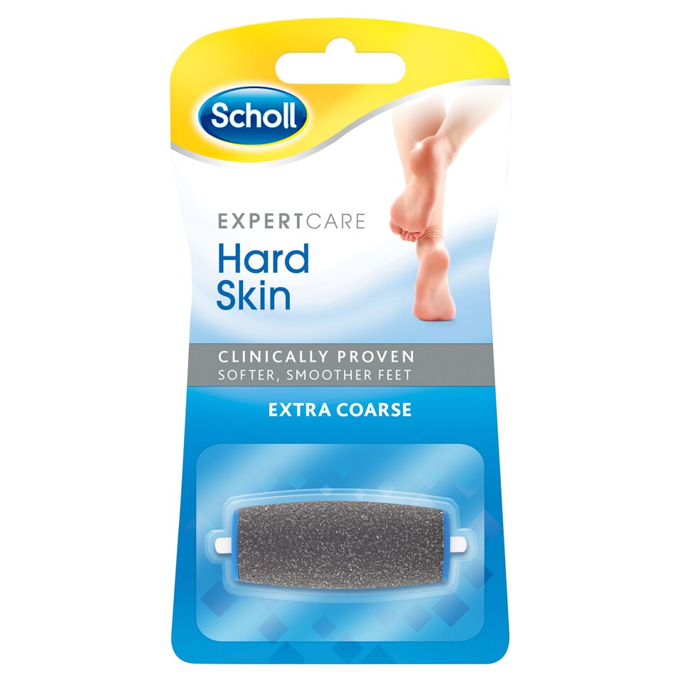 Scholl ExpertCare Hard Skin Remover with Extra Coarse Single Roller Head Refill Pack
