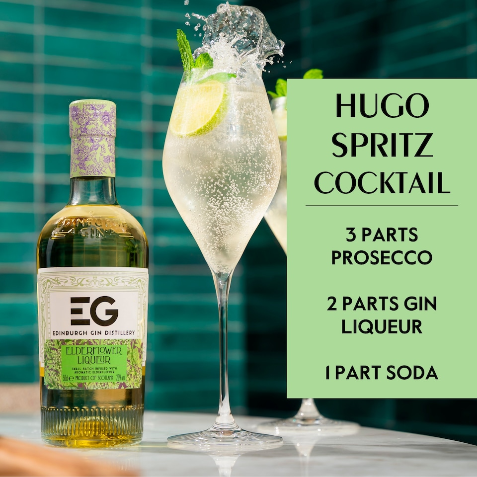 image 1 of Edinburgh Gin Elderflower Liqueur 50Cl