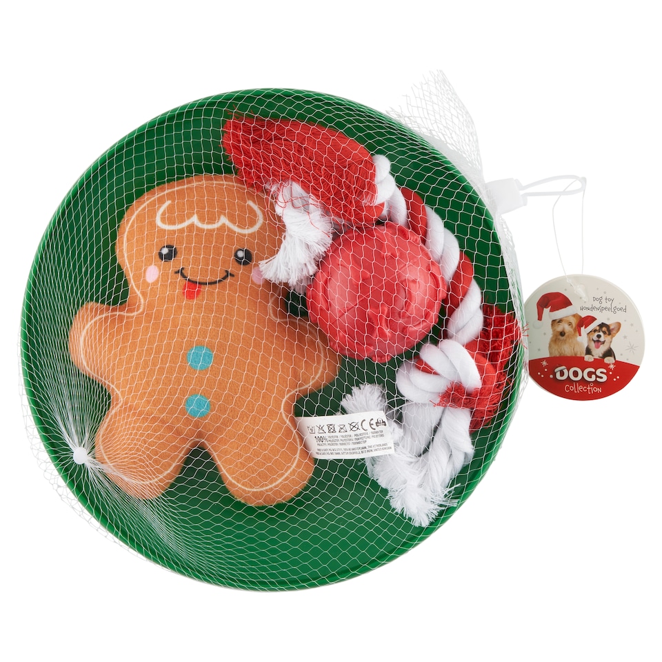 Dogs Collection Dog Toy in Net