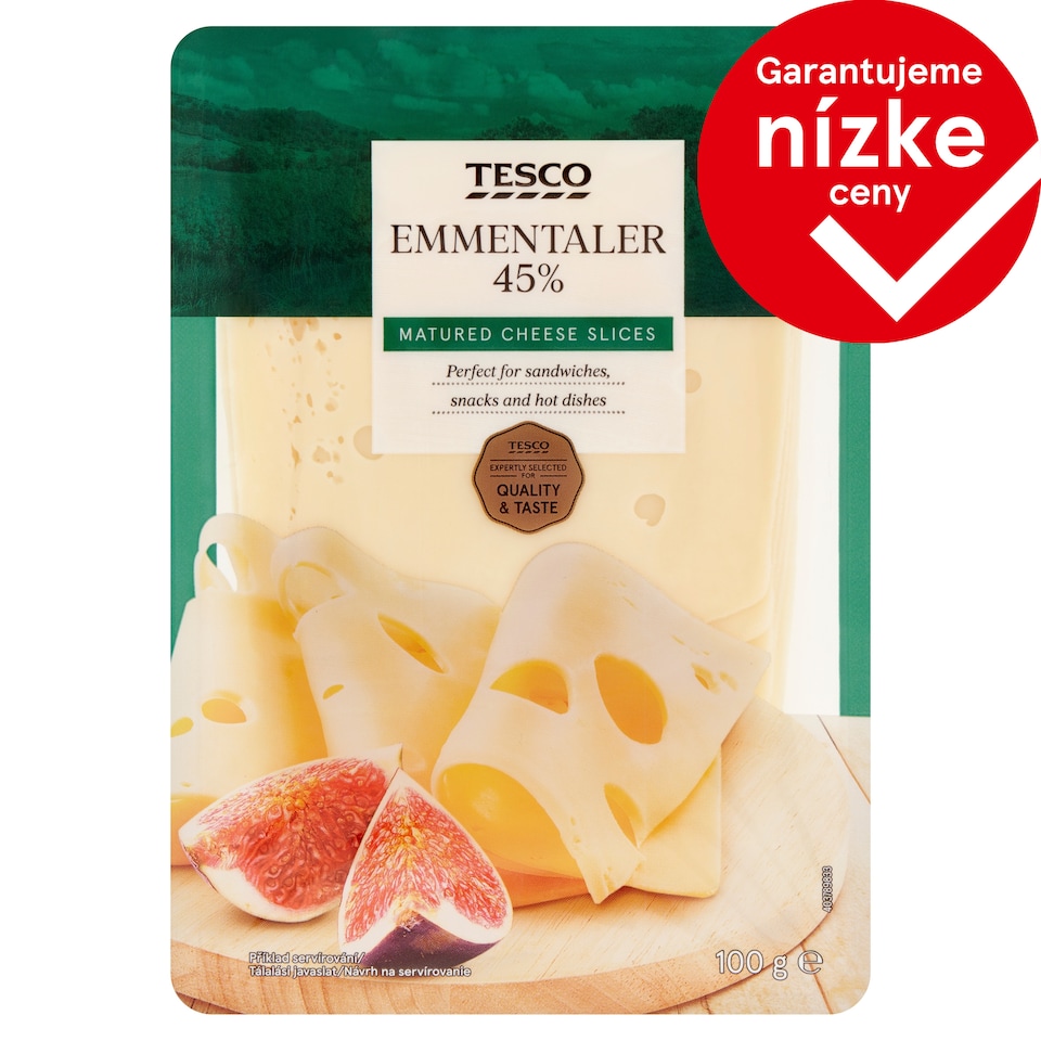 Tesco Ementaler 45% 100 g