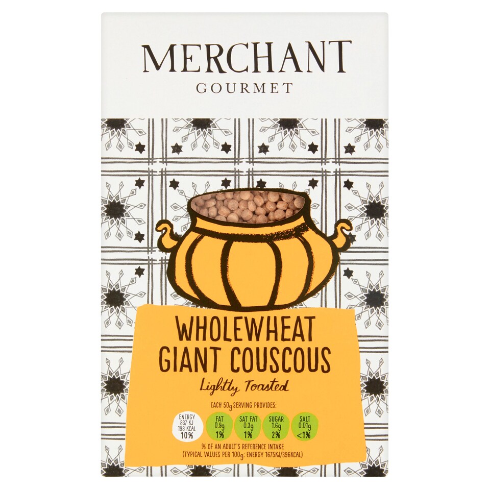 Merchant Gourmet Whole Wheat Giant Couscous 300G Tesco Groceries