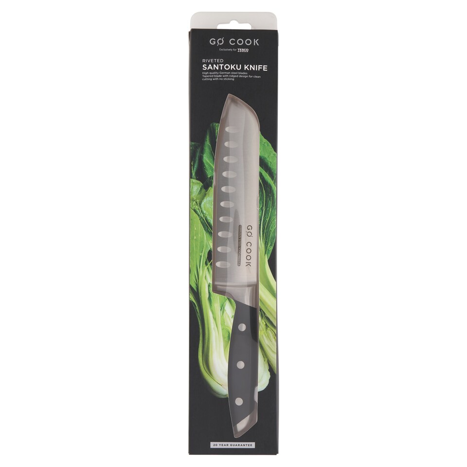 Go Cook Riveted Santoku Knife