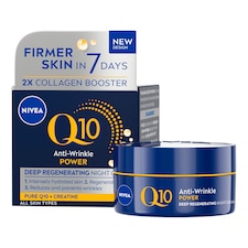 NIVEA Q10 Power Anti-Wrinkle Night Cream Moisturiser 50ml