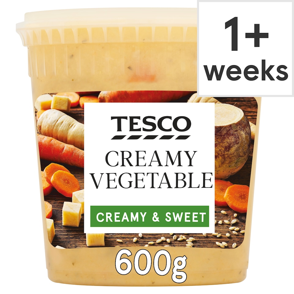 Tesco Creamy Vegetable Soup 600g