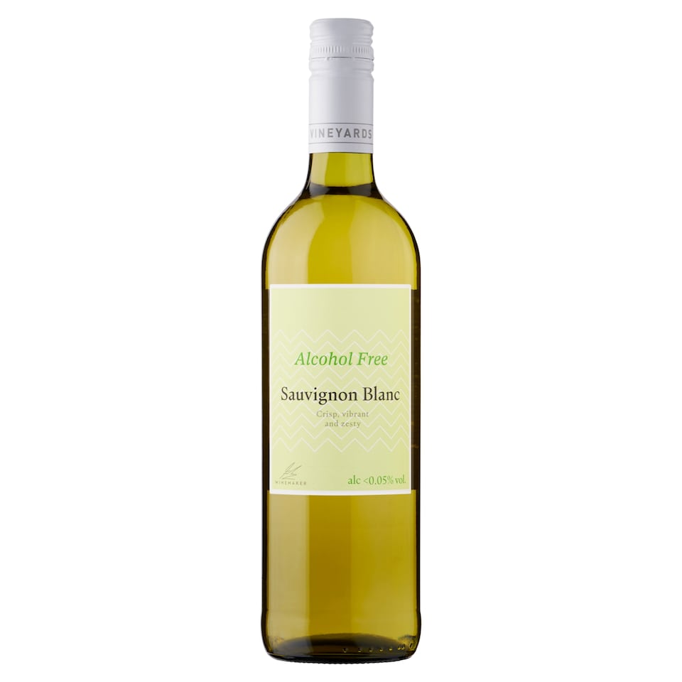 image 1 of Vineyards Sauvignon Blanc Non-Alcoholic Drink Made from Dealcoholized White Wine 750ml