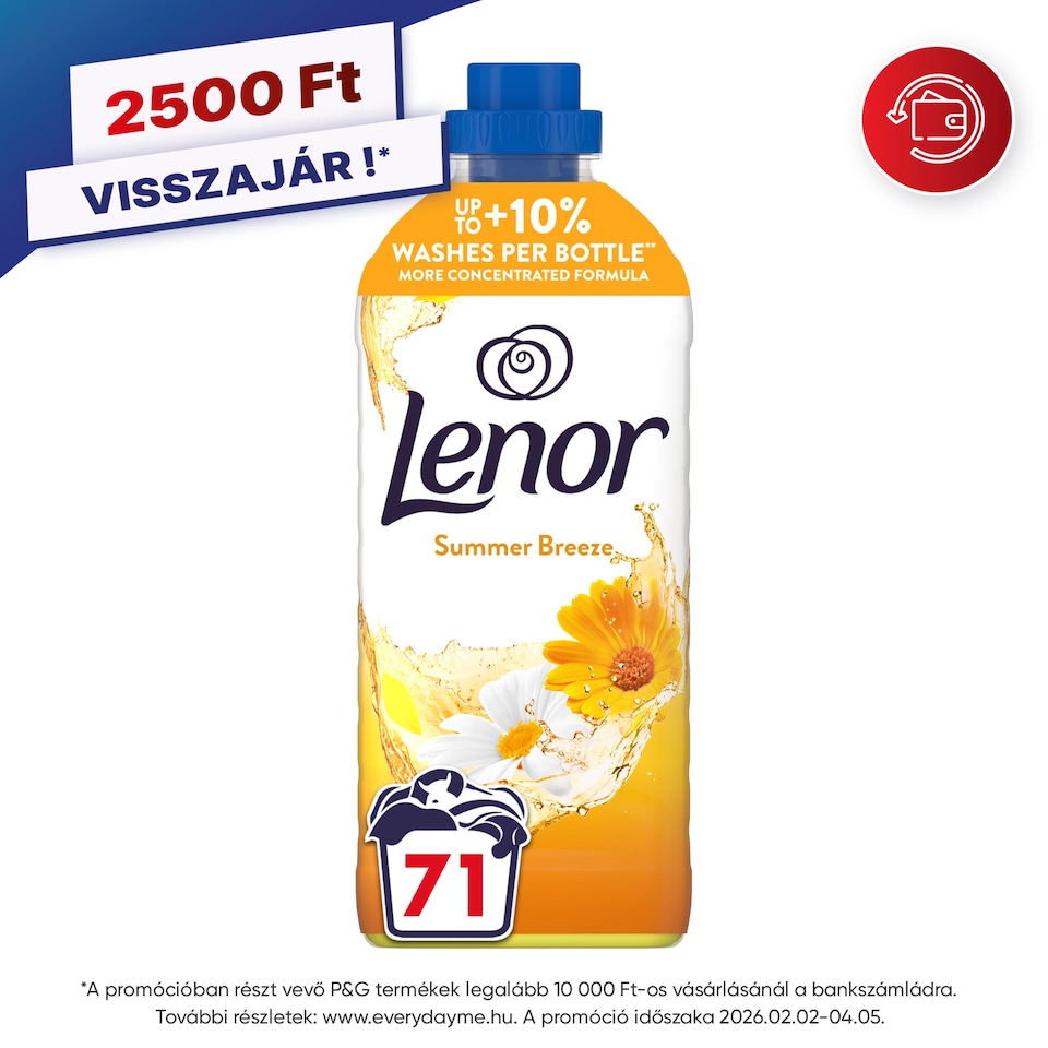 Lenor Textilöblítő 71 Mosáshoz, Summer 1. kép