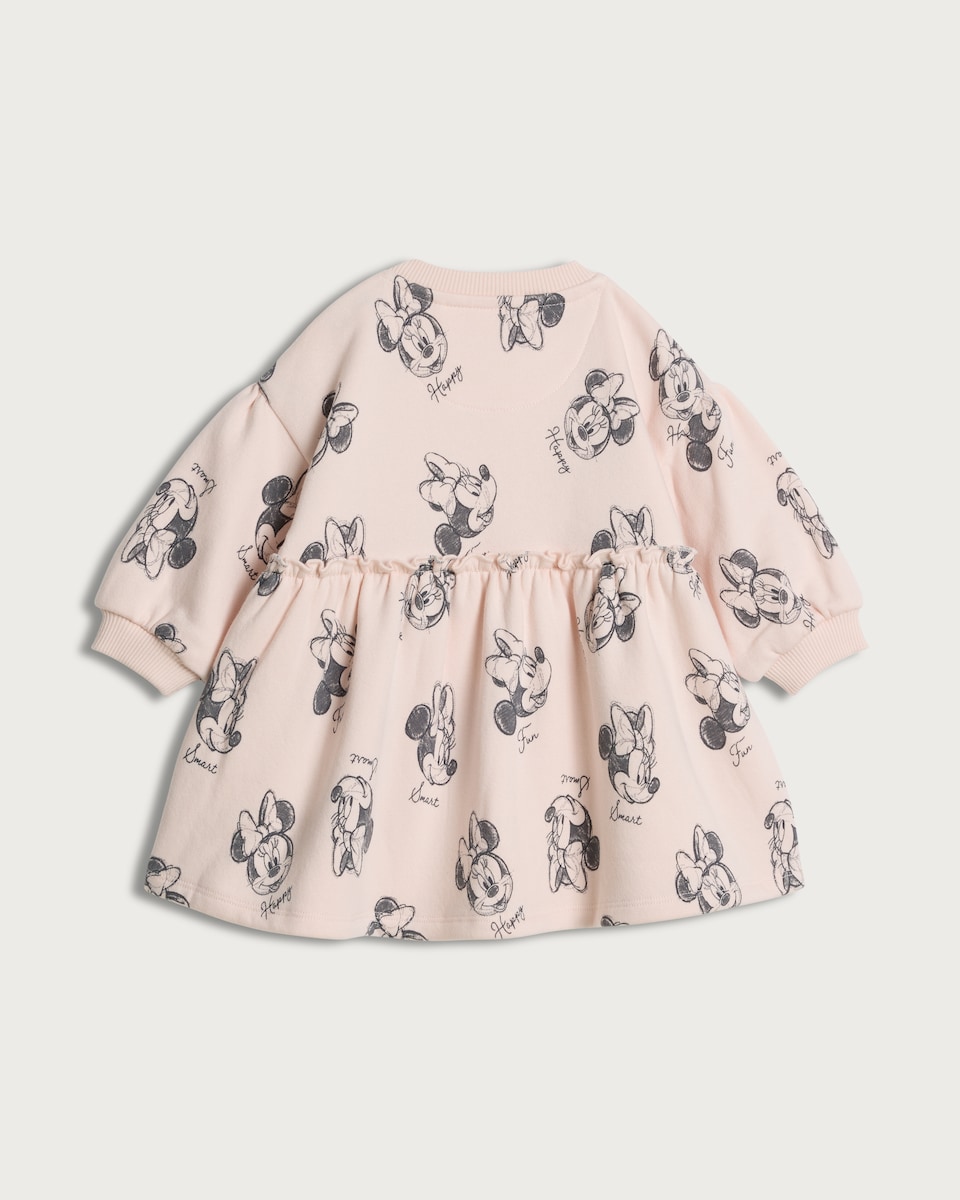 image 1 of Disney Minnie Mouse Cotton Rich Sweater Dress in Pink