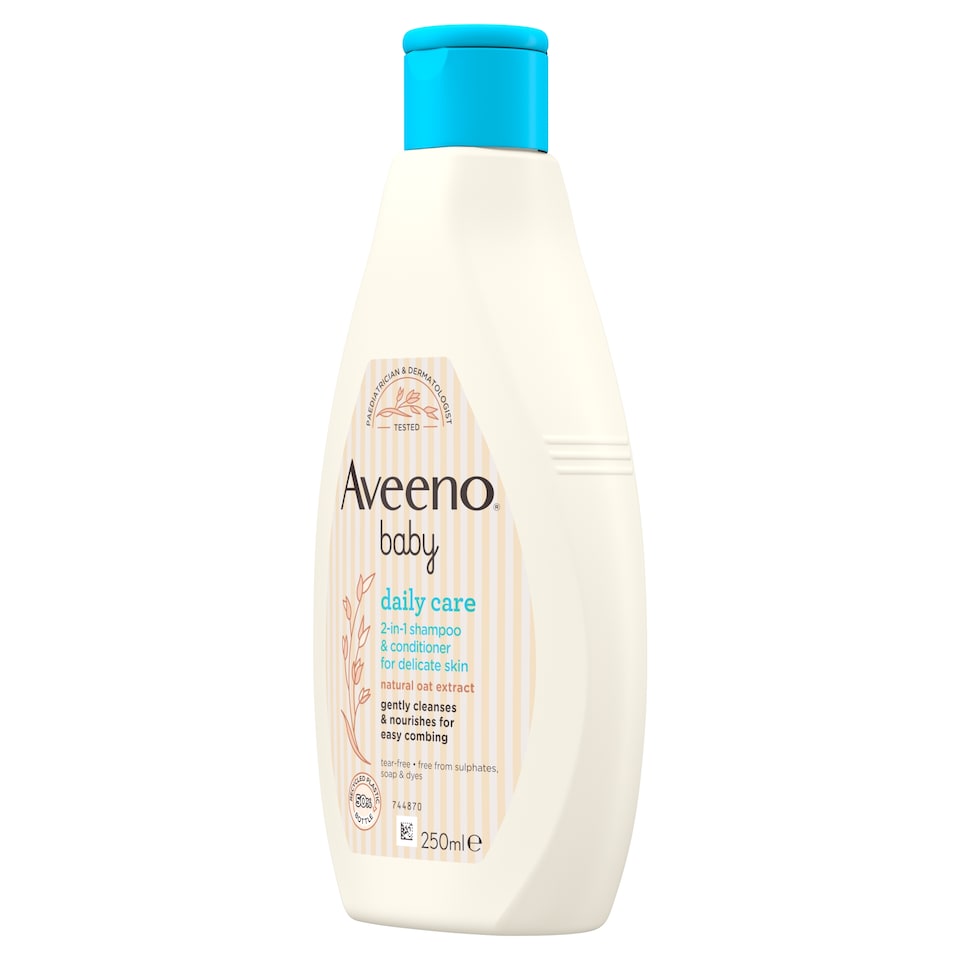 image 1 of Aveeno Baby Daily Care 2-in-1 Shampoo & Conditioner 250ml