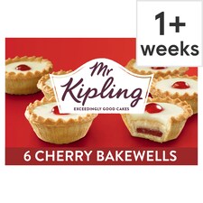 Mr Kipling Exceedingly Good Cakes Cherry Bakewells 6 Pack