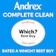 image 3 of Andrex Complete Clean Toilet Tissue 190 Sheets 12 Rolls
