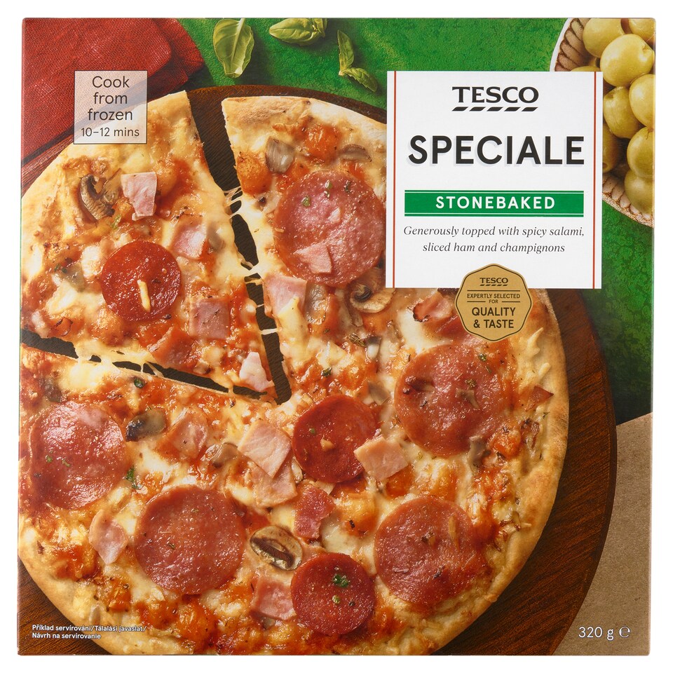Tesco Stonebaked Pizza Speciale 320 g