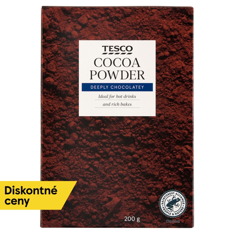Tesco Kakaový prášok so zníženým množstvom tuku 200 g