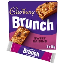 Cadbury Brunch Sweet Raisins 4 x 28g