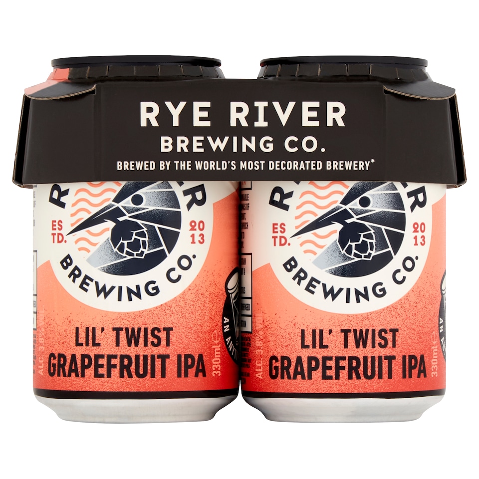 Rye River Lil' Twist Grapefruit Ipa 4 X 330Ml