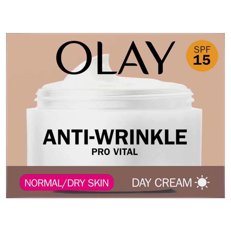 image 1 of Olay Anti Wrinkle Mature Skin Day Cream Moisturiser Spf 15 50Ml