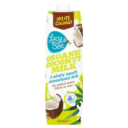 Lucy Bee Organic Coconut Milk 1 Litre Tesco Groceries