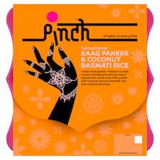 Pinch Sensational Saag Paneer & Coconut Basmati Rice​ 400g