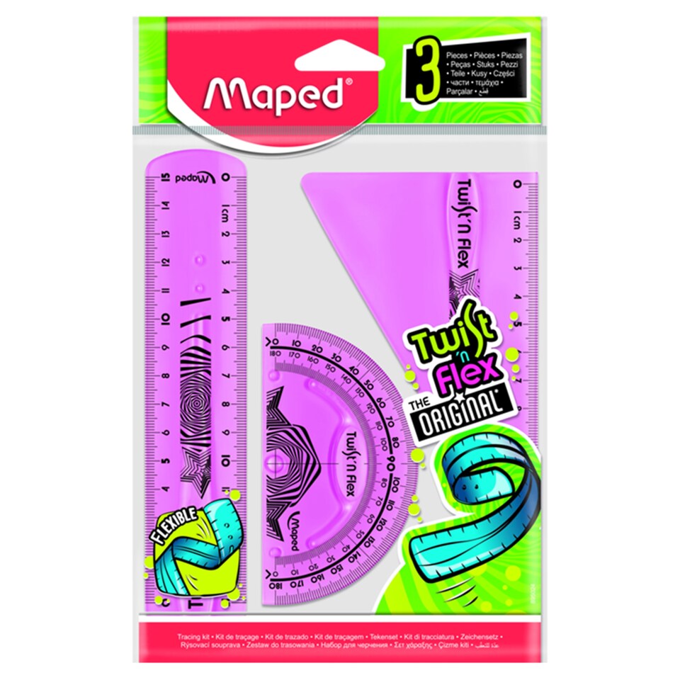 Maped Twist'n Flex törhetetlen vonalzó szett