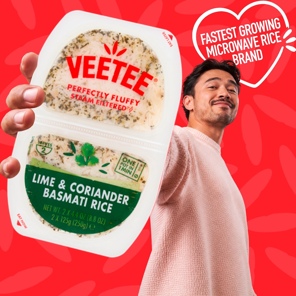 image 1 of Veetee Lime & Coriander Basmati  Rice 250g