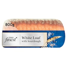 Tesco Finest White Loaf With Sourdough 800g