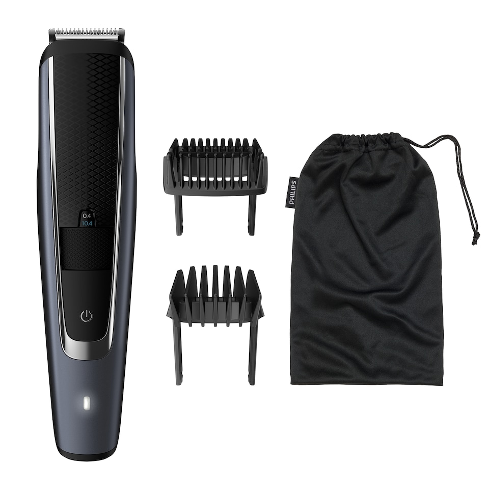 image 1 of Philips Series 5000 Beard & StubbleTrimmer with 40 Length Settings-BT5502/13