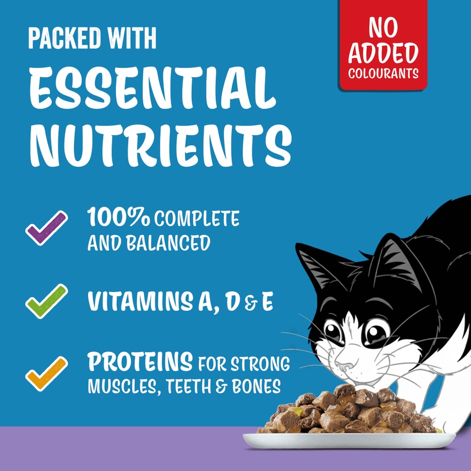image 1 of FELIX Original Kitten Mixed Selection in Jelly Wet Cat Food 40x85g