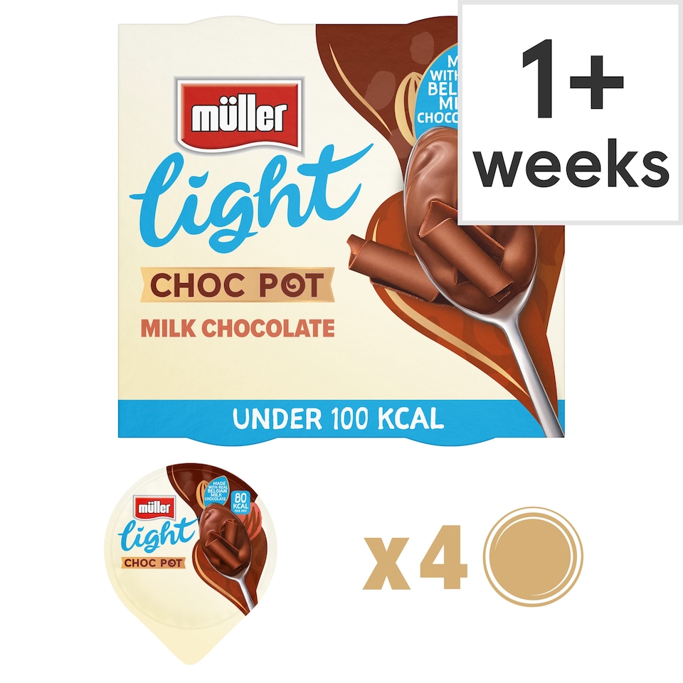 image 1 of Muller Light Choc Pot Chocolate Desserts 4x80g