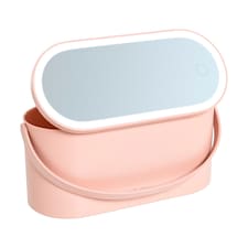 Carmen Pink 2 in 1 Vanity Case with Mirror