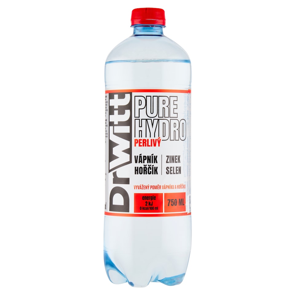 obrázok 1 z DrWitt Pure Hydro sýtený nealkoholický nápoj s pridanými minerálnymi látkami 750 ml