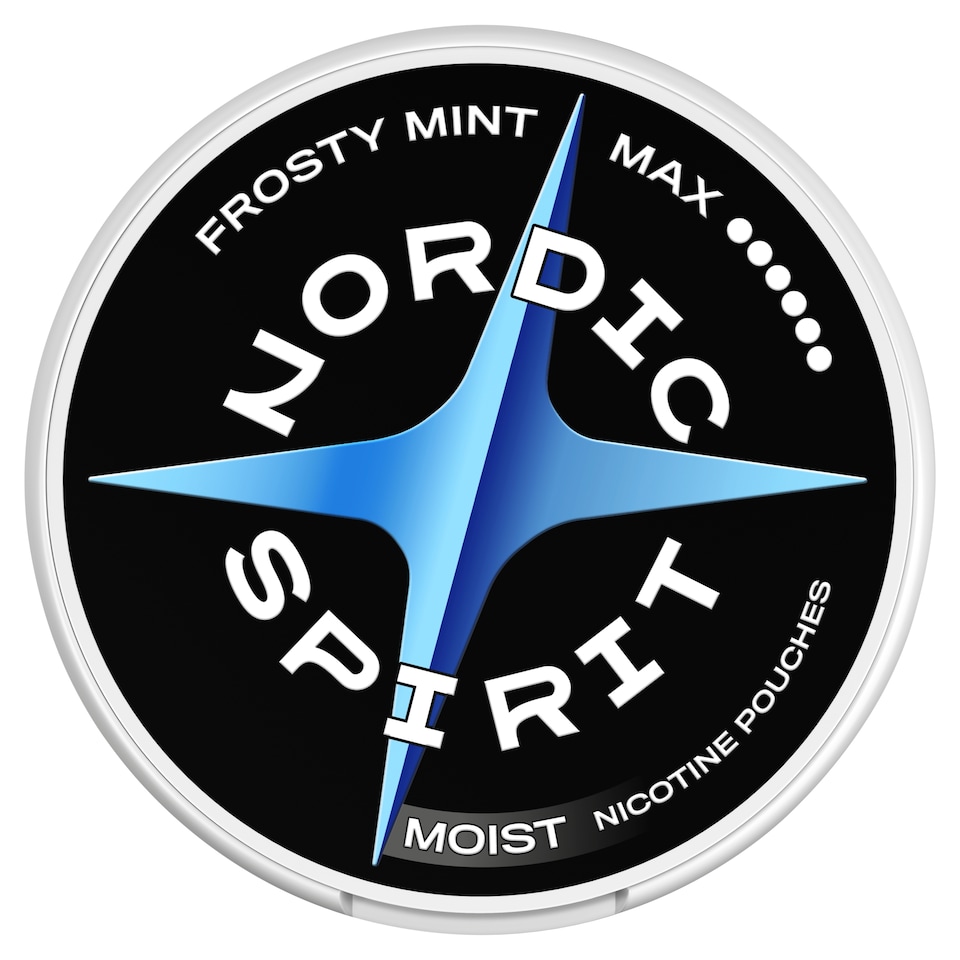 image 1 of Nordic Spirit Frosty Mint Tobacco Free Nicotine Pouches MAX 20 Pack 17mg 14g