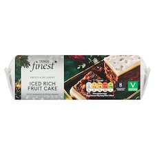 Tesco Iced Top Rich Fruit Cake Bar 400G
