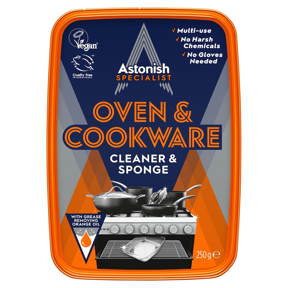 Astonish Specialist Oven & Grill Cleaner & Sponge 250g