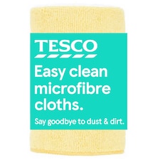 Tesco Microfibre Cloth 4 Pack