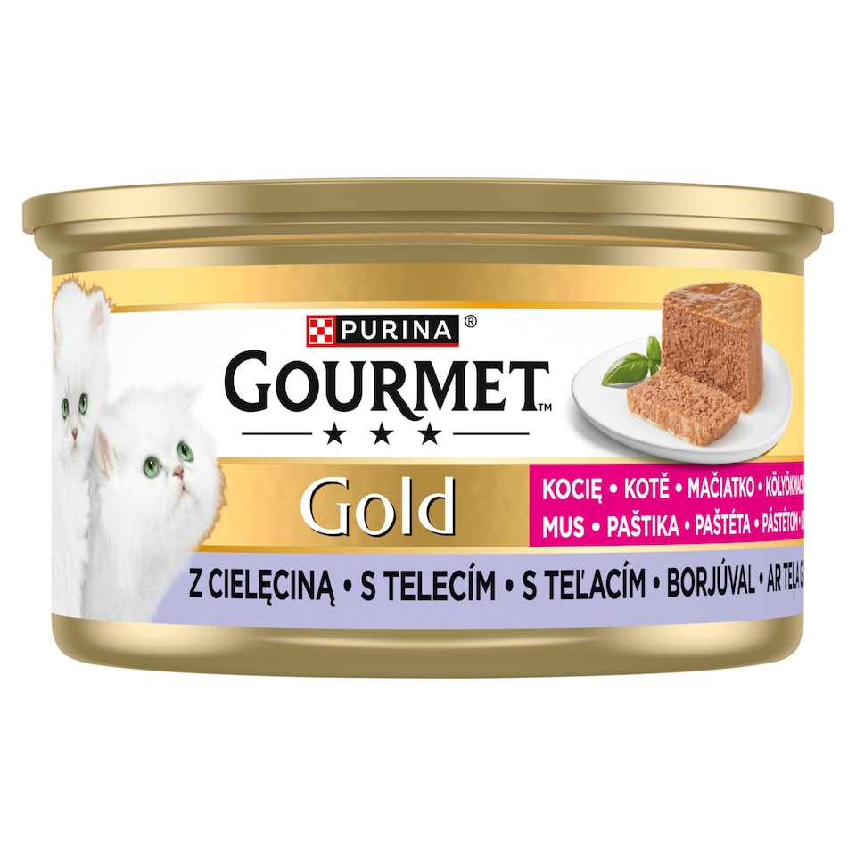 obrázok 1 z GOURMET Gold Kitten paštéta s teľacím 85 g