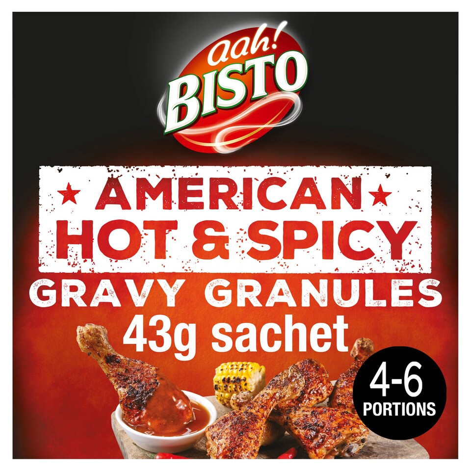 Bisto American Hot & Spicy Gravy Granules 43G Tesco Groceries
