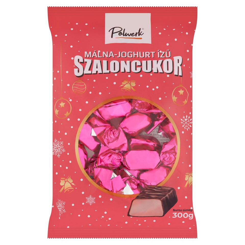 Polwerk málna-joghurt ízű szaloncukor 300 g