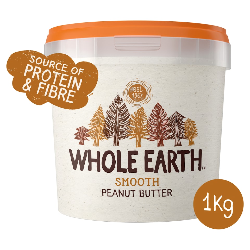 Whole Earth Smooth Peanut Butter 1Kg