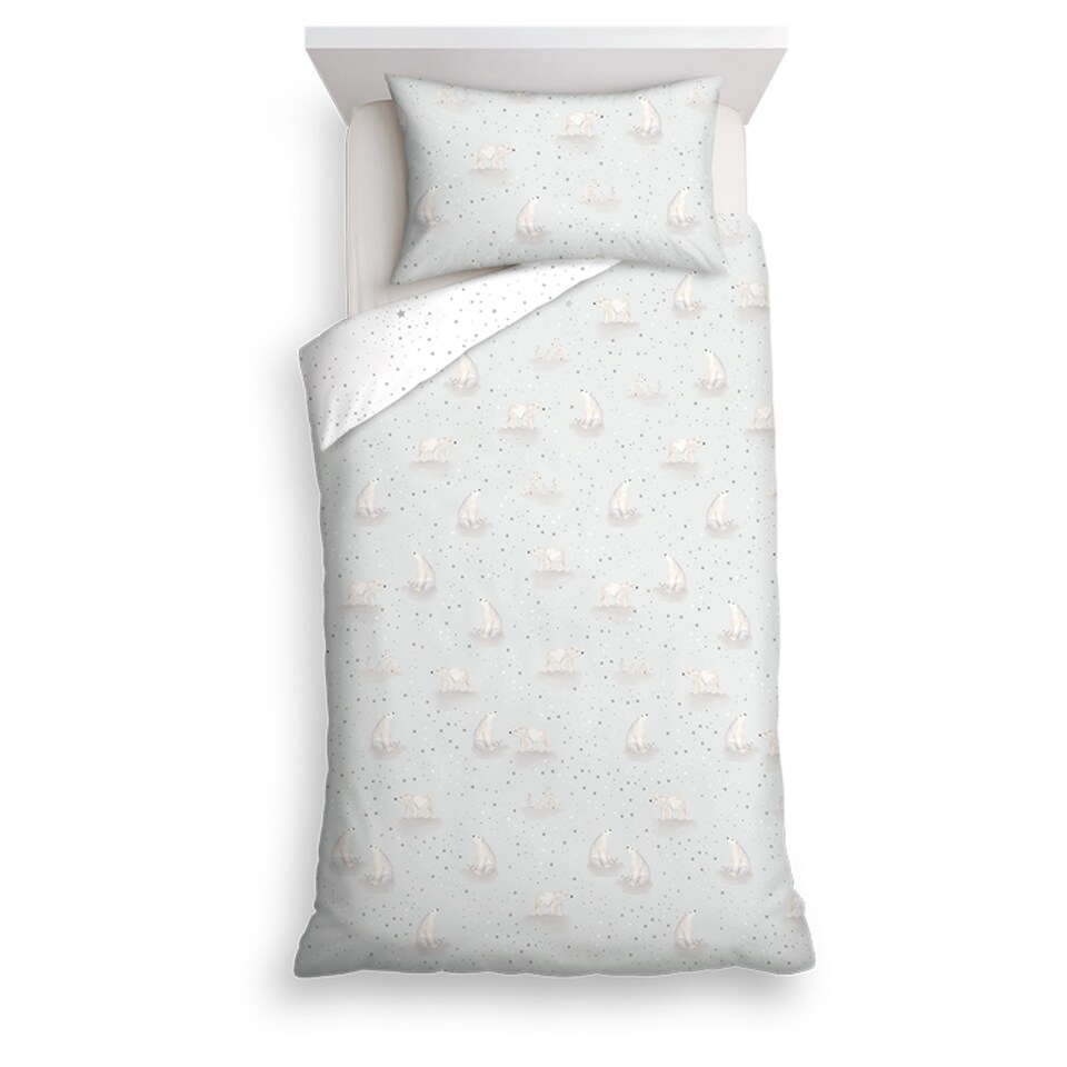 Tesco Polar Bear Easy Care Duvet Set Single Tesco Groceries