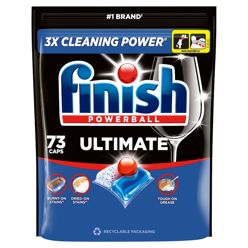 Finish Ultimate kapsle do myčky nádobí - Fresh 73 ks