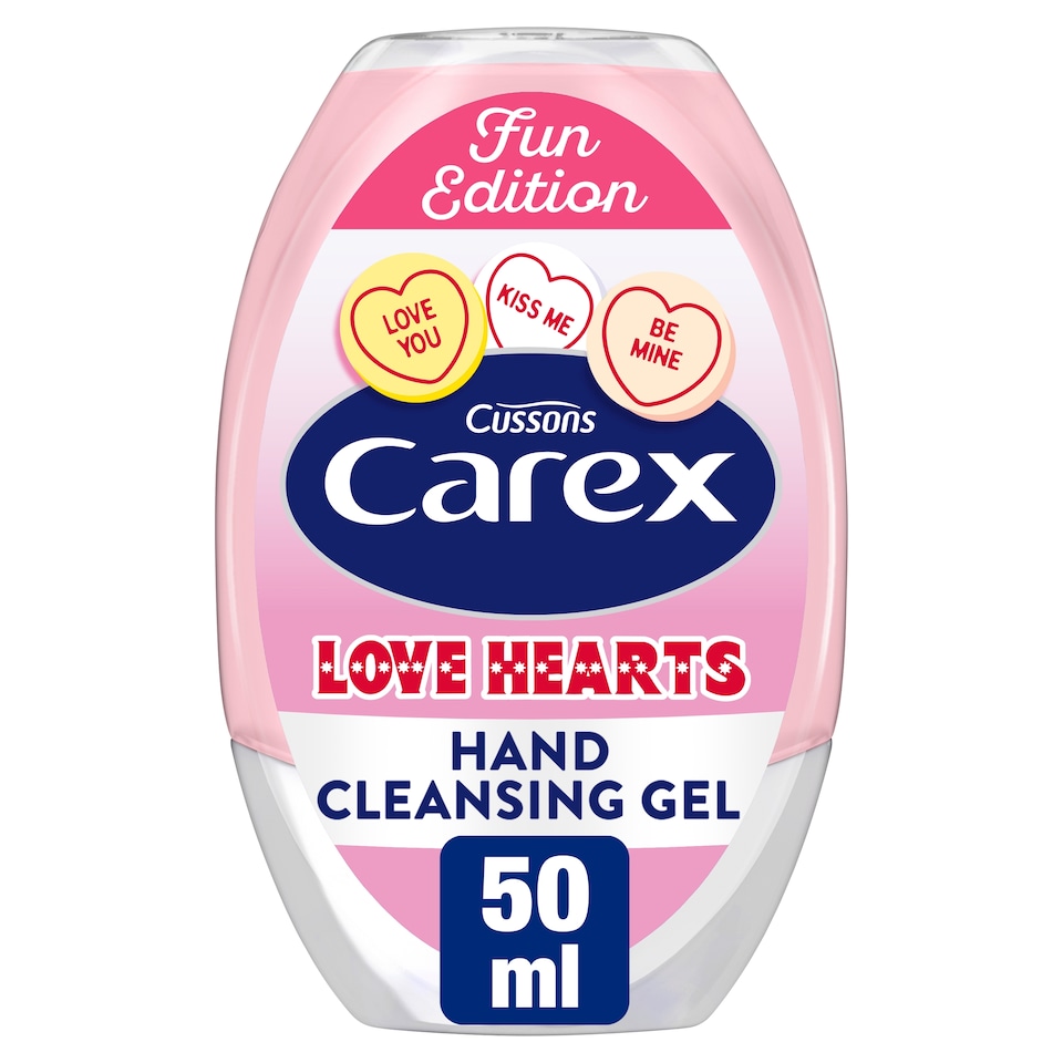 Carex Love Hearts Hand Gel 50Ml