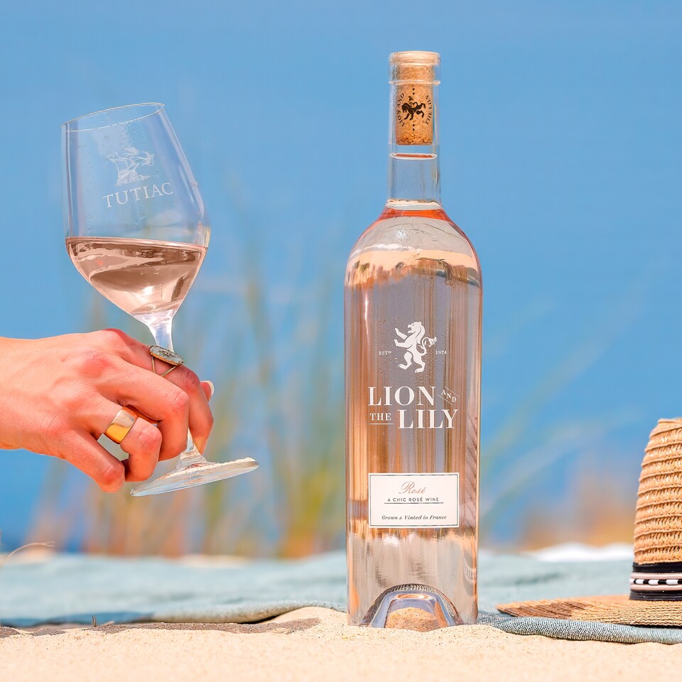 image 1 of Lion and the Lily Bordeaux Rose Wine 75cl