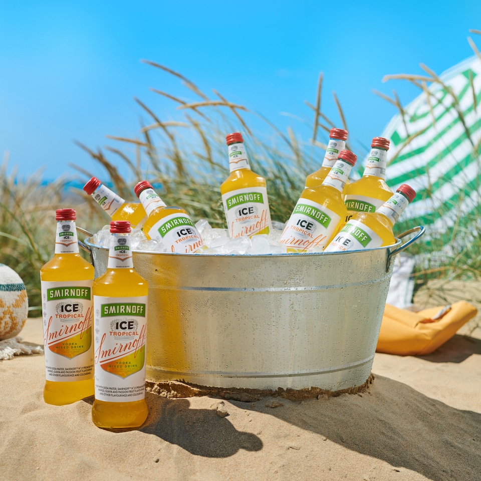 image 1 of Smirnoff Ice Tropical Ready To Drink Premix Bottle 70cl