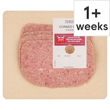Tesco Corned Beef 4 Slices 120G