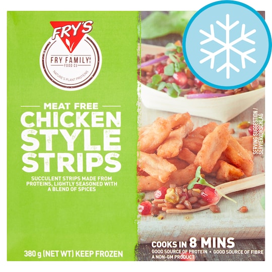 Fry's Meat Free Chicken Style Strips 380G Tesco Groceries