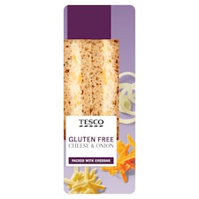 Tesco Gluten Free Cheese & Onion Sandwich
