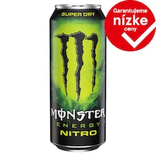 Monster Energy Nitro Super Dry sýtený energetický nápoj 500 ml