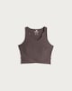 image 4 of F&F Active Twist Front Yoga Top in Brown