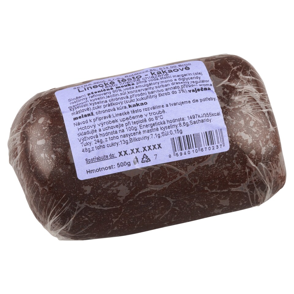 Obrázek 1 pro produkt Šetra Linecké těsto kakaové 500g