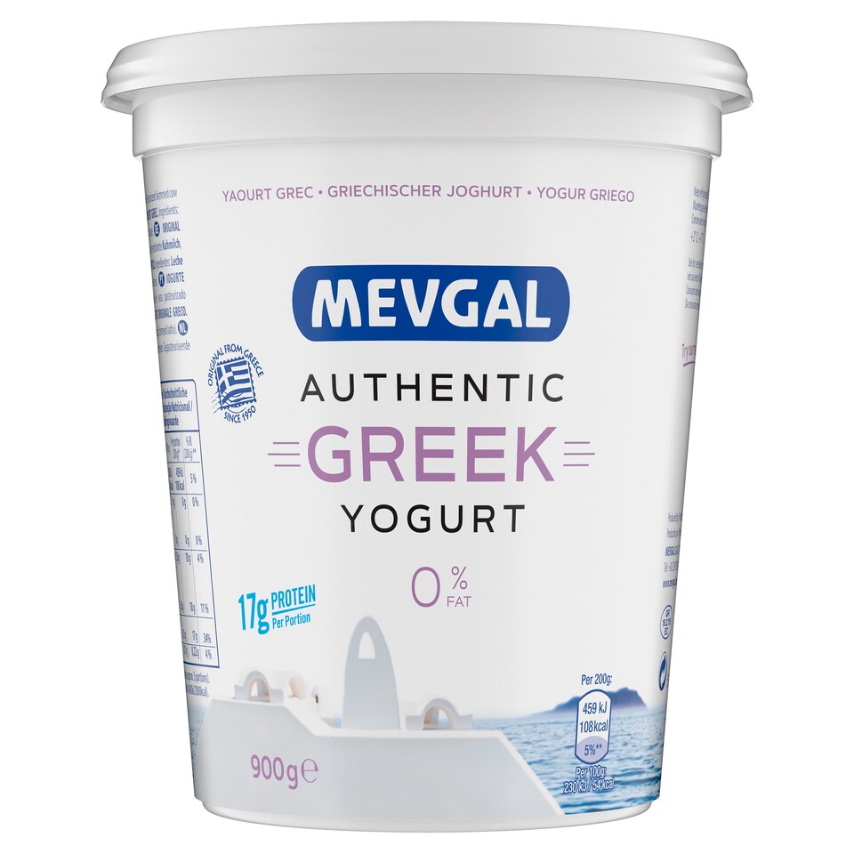 Mevgal Authentic Greek yogurt 0% Fat 900g