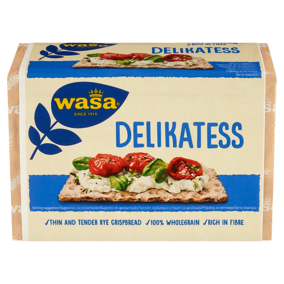image 1 of Wasa Delikatess Wholegrain Rye Crispbread 270 g